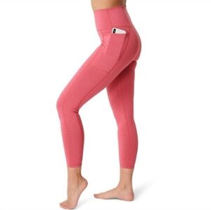 Sweaty Betty Super Sculpt 7/8 Yoga Leggings in Camellia Pink Sz M Athletic